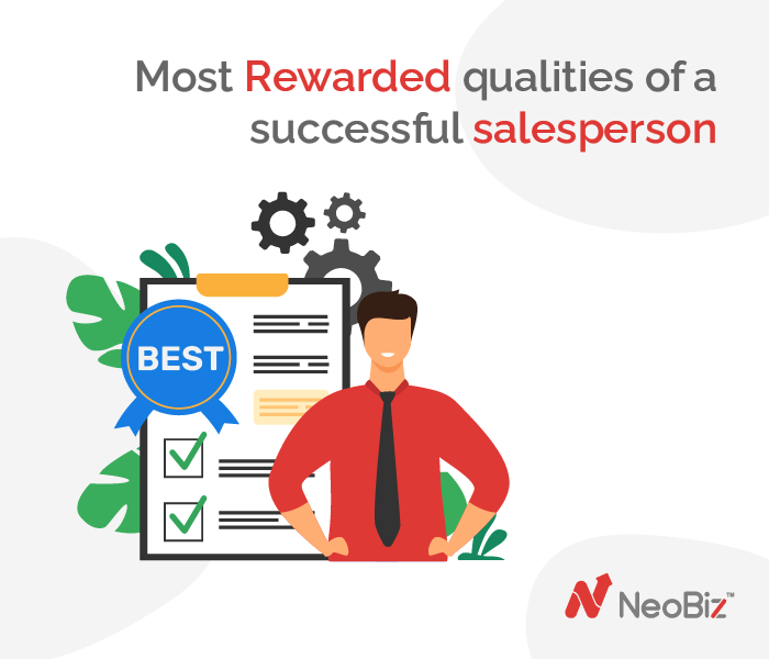 Most Rewarded qualities of a successful salesperson